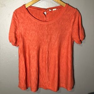 Moth Anthropologie blouse orange size small